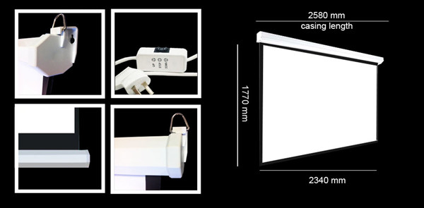 projector hire sydney pull down projection screen hire details image